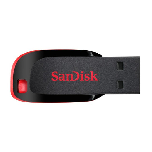 

Флешка USB Sandisk Cruzer Blade 16ГБ, USB2.0, черный [sdcz50-016g-b35], Blade