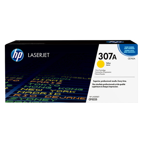 

Картридж HP 307A, желтый / CE742A, 307A