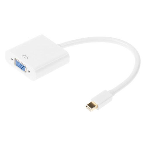 фото Переходник display port minidisplayport (m) - vga (f), белый Noname