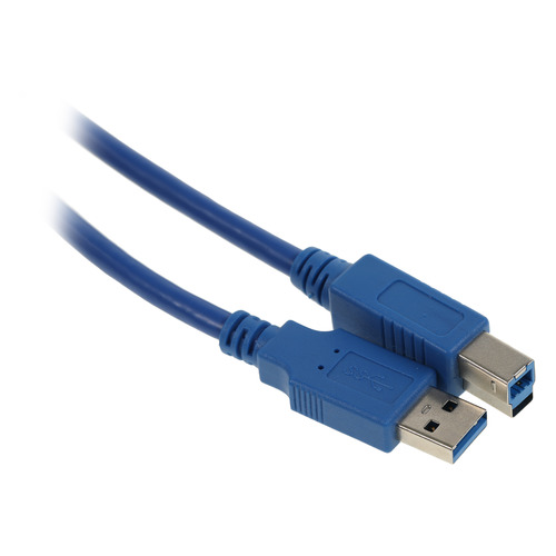 

Кабель USB3.0 USB 3.0 A(m) - USB 3.0 B (m), 1.5м, синий