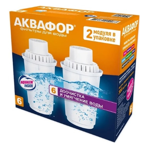 

Комплект картриджей Аквафор B6, 2шт, B6
