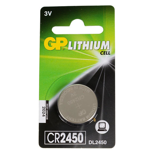 фото Cr2450 батарейка gp lithium 1 шт.