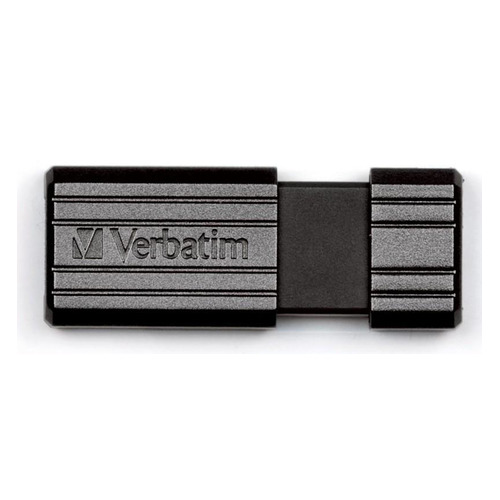 

Флешка USB VERBATIM PinStripe 32ГБ, USB2.0, черный [49064]