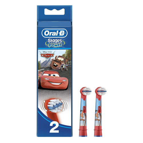 

Сменные насадки для зубной щетки Oral-B Kids Stages Cars Miki Princess, 2 шт [81318057/80250543], Cars Miki Princess