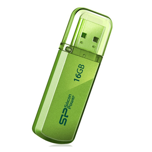 

Флешка USB Silicon Power Helios 101 16ГБ, USB2.0, зеленый [sp016gbuf2101v1n], 101