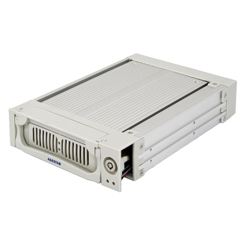 Mobile rack (салазки) для HDD AGESTAR AMR1- SATA(K)-1F, серебристый