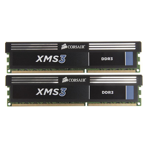 

Модуль памяти Corsair XMS3 CMX8GX3M2A1600C9 DDR3 - 2x 4ГБ 1600, DIMM, Ret, CMX8GX3M2A1600C9