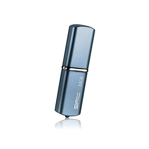 фото Флешка usb silicon power luxmini 720 32гб, usb2.0, синий [sp032gbuf2720v1d]