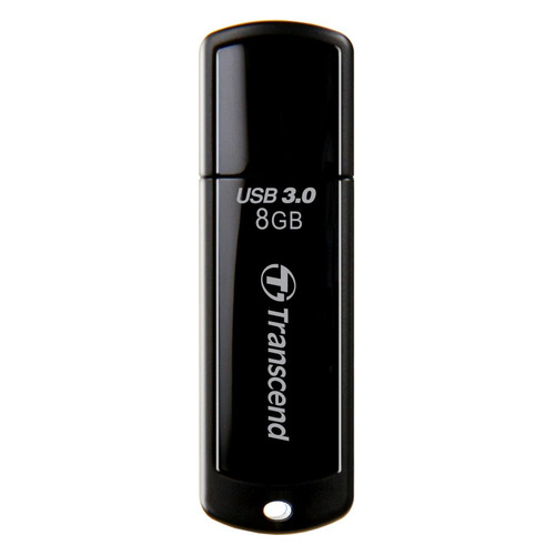 фото Флешка usb transcend jetflash 700 8гб, usb3.0, черный [ts8gjf700]