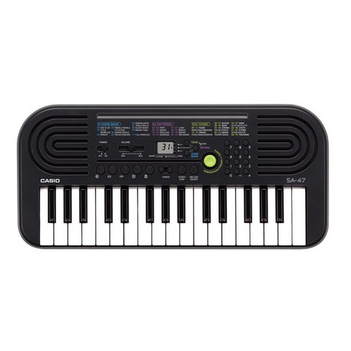 

Синтезатор CASIO SА-47, 32, невзвешенная, малоразмерные, 8, серый [sa-47]