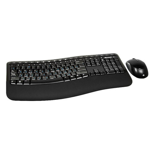 

Комплект (клавиатура+мышь) Microsoft Comfort 5050, USB, беспроводной, черный [pp4-00017], 5050