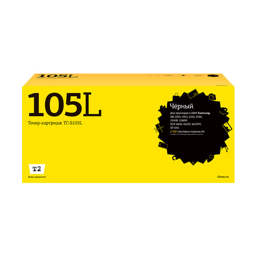 

Картридж T2 MLT-D105L, TC-S105L, черный / TC-S105L, MLT-D105L