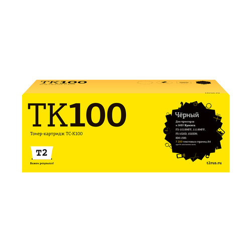 

Картридж T2 TK-100, черный / TC-K100, TK-100