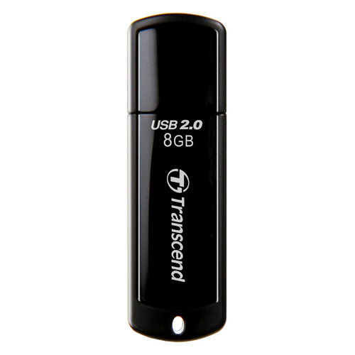 фото Флешка usb transcend jetflash 350 8гб, usb2.0, черный [ts8gjf350]