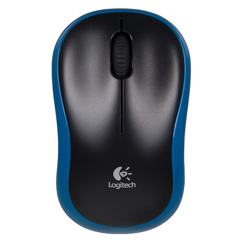 фото Мышь logitech m185, оптическая, беспроводная, usb, синий [910-002239]