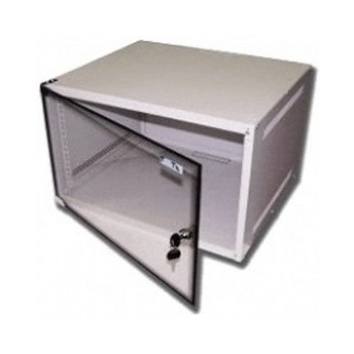 

Шкаф коммутационный Lanmaster Lite (TWT-CBWL-9U-6X4 ) 9U 600x450мм пер.дв.стекл несъемн.бок.пан. 30к, Серый