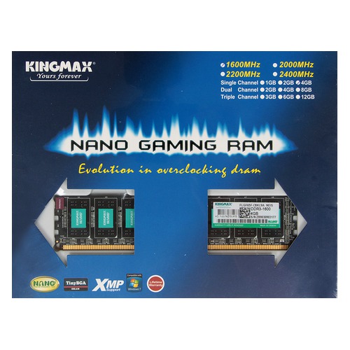 фото Модуль памяти kingmax ddr3 - 4гб 1600, dimm, oem