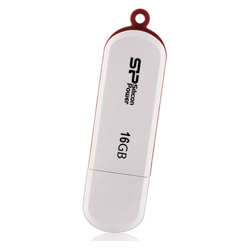 

Флешка USB Silicon Power LuxMini 320 16ГБ, USB2.0, белый [sp016gbuf2320v1w], 320