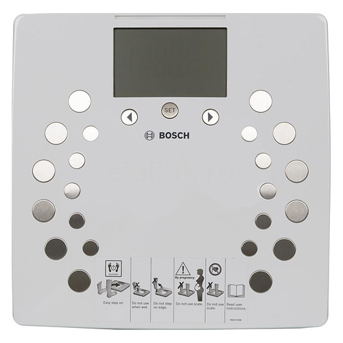 фото Напольные весы bosch ppw2360, до 180кг, цвет: белый