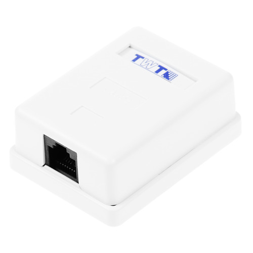 

Розетка Lanmaster (TWT-SM1-45-WH)RJ45 кат.5E бел. (упак.:1шт)