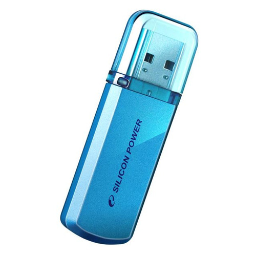 

Флешка USB Silicon Power Helios 101 32ГБ, USB2.0, синий [sp032gbuf2101v1b], 101