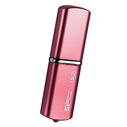 

Флешка USB SILICON POWER LuxMini 720 16Гб, USB2.0, розовый [sp016gbuf2720v1h]