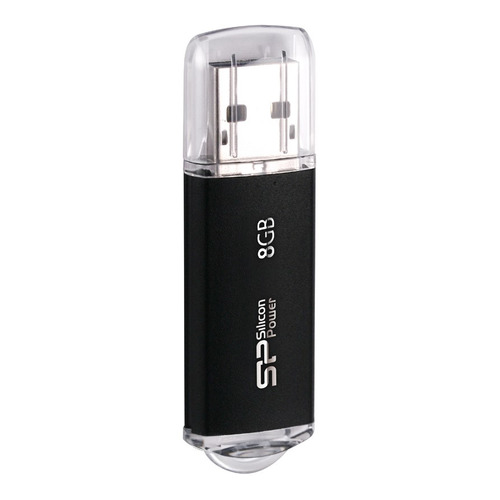 

Флешка USB SILICON POWER Ultima II-I Series 8Гб, USB2.0, черный [sp008gbuf2m01v1k]