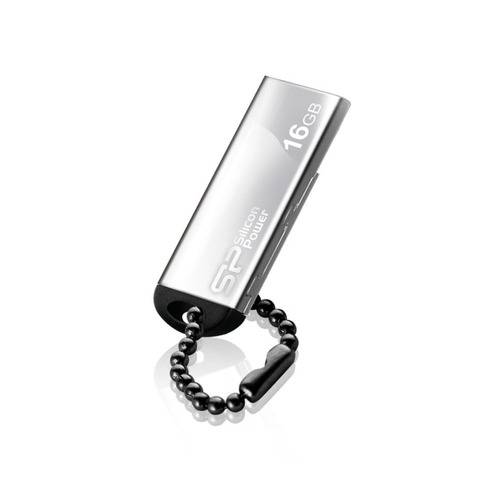 

Флешка USB SILICON POWER Touch 830 16Гб, USB2.0, серебристый [sp016gbuf2830v1s]