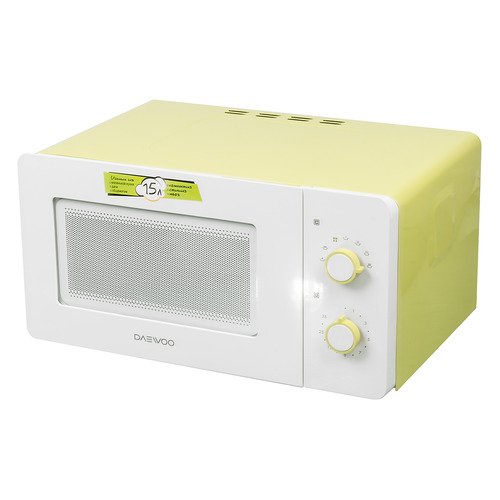 

Микроволновая печь DAEWOO KOR-5A17, 500Вт, 15л, белый /зеленый, KOR-5A17
