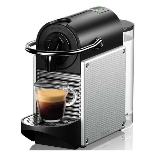 

Капсульная кофеварка DELONGHI Nespresso Pixie EN125.S, серебристый [0132190542]