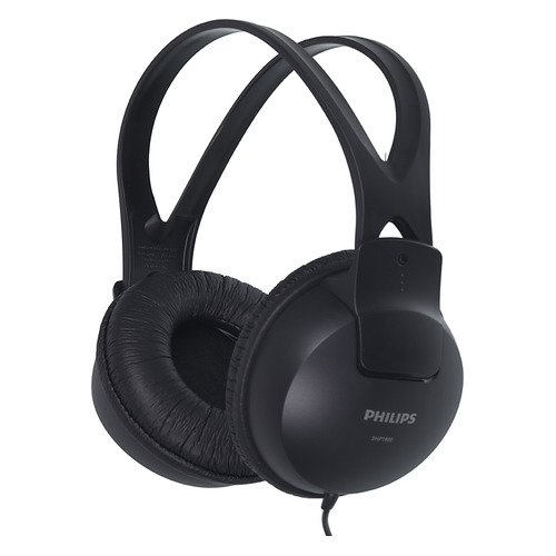 Наушники PHILIPS SHP1900/10, 3.5 мм, мониторные, черный