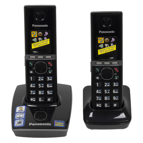 

Радиотелефон PANASONIC KX-TG8052RUB, черный