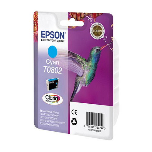 

Картридж Epson T0802, голубой / C13T08024011, T0802