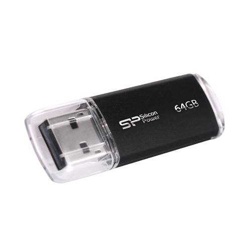 фото Флешка usb silicon power ultima ii-i series 64гб, usb2.0, черный [sp064gbuf2m01v1k]