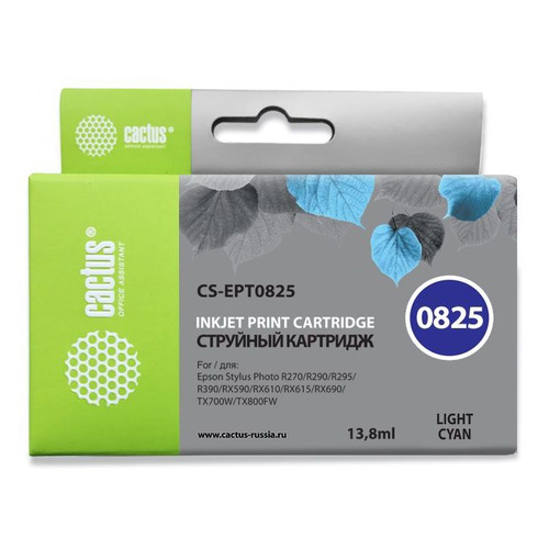 

Картридж Cactus CS-EPT0825, светло-голубой / CS-EPT0825, CS-EPT0825