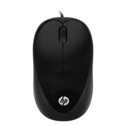 

Мышь HP X1000, оптическая, проводная, USB, черный [h2c21aa]