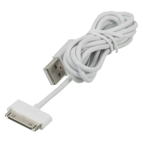 фото Кабель deppa 30-pin (apple), usb a(m), 1.2м, белый [72101]