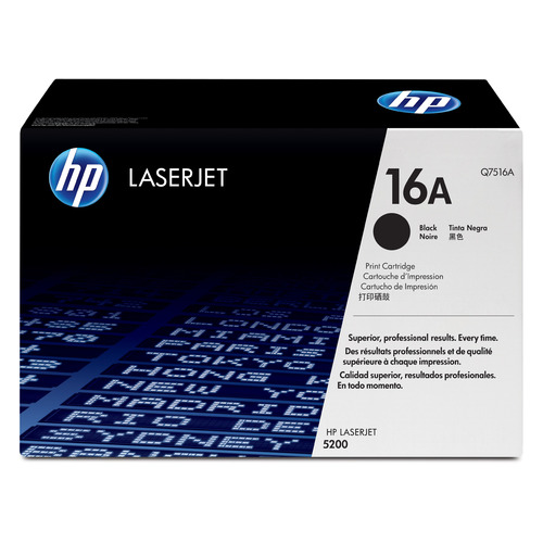 

Картридж HP 16A, черный / Q7516A, 16A