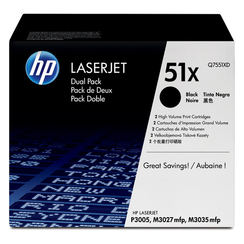 

Картридж HP Q7551X, черный / Q7551X, Q7551X