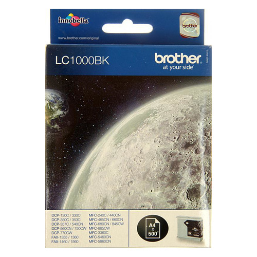 

Картридж BROTHER LC1000BK, черный / LC1000BK, LC1000BK