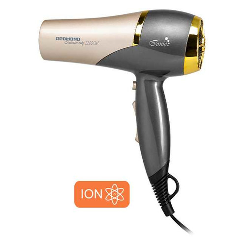 

Фен REDMOND RF-511, 2200Вт, золотистый и черный