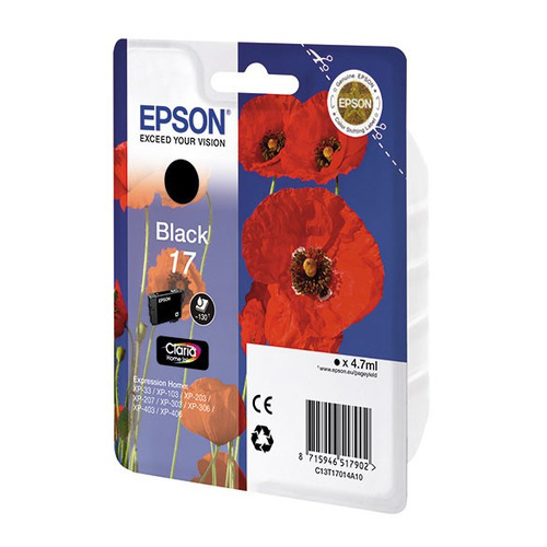 

Картридж Epson T1701, черный / C13T17014A10, T1701