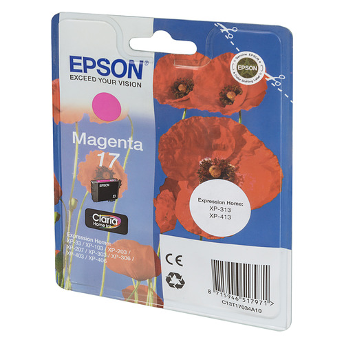 

Картридж Epson T1703, пурпурный / C13T17034A10, T1703