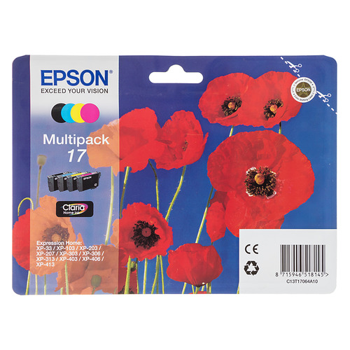 

Картридж Epson T17064, 4 цвета / C13T17064A10, T17064