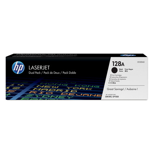 

Картридж (двойная упаковка) HP 128A, черный / CE320AD, 128A