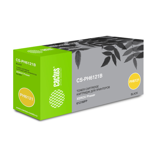 

Картридж CACTUS CS-PH6121B, 106R01476, черный