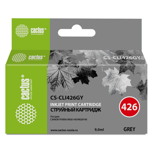 

Картридж Cactus CS-CLI426GY, серый / CS-CLI426GY, CS-CLI426GY