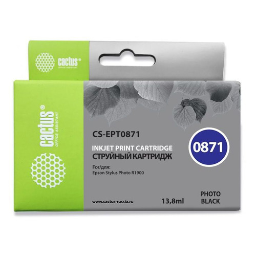 

Картридж CACTUS CS-EPT0871, черный, CS-EPT0871