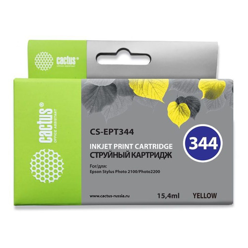 

Картридж Cactus CS-EPT344, желтый / CS-EPT344, CS-EPT344