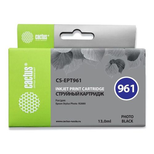 

Картридж Cactus CS-EPT961, фото черный / CS-EPT961, CS-EPT961